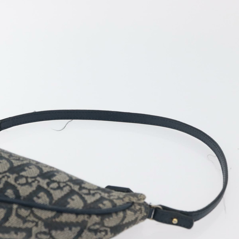 【日本直送】Christian Dior Trotter帆布配件包 海軍藍 銀色 正品 mr2399A-7