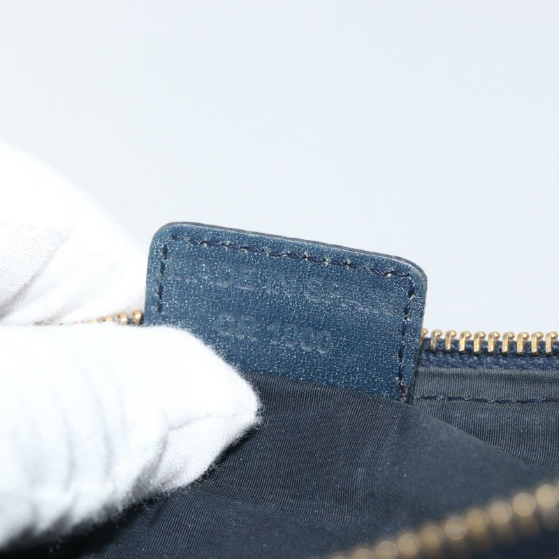 【日本直送】Christian Dior Trotter帆布配件包 海軍藍 銀色 正品 mr2399A-11