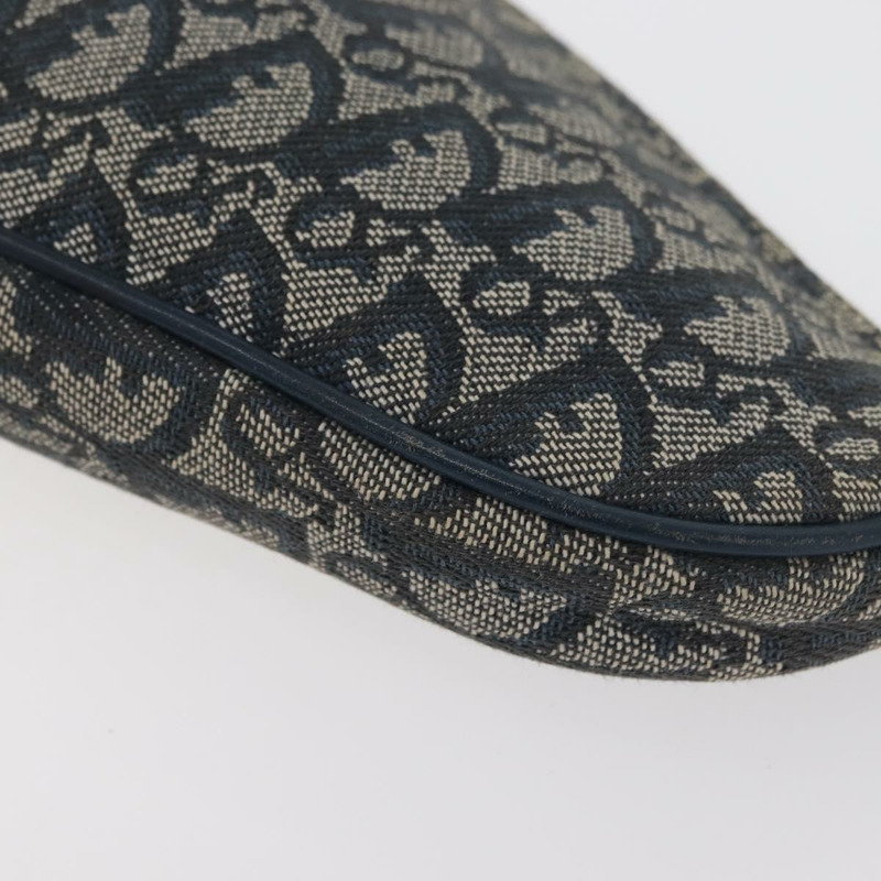 【日本直送】Christian Dior Trotter帆布配件包 海軍藍 銀色 正品 mr2399A-13