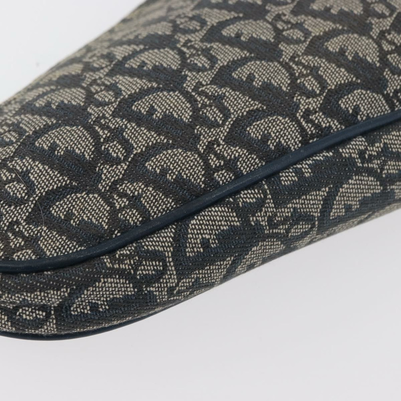 【日本直送】Christian Dior Trotter帆布配件包 海軍藍 銀色 正品 mr2399A-14