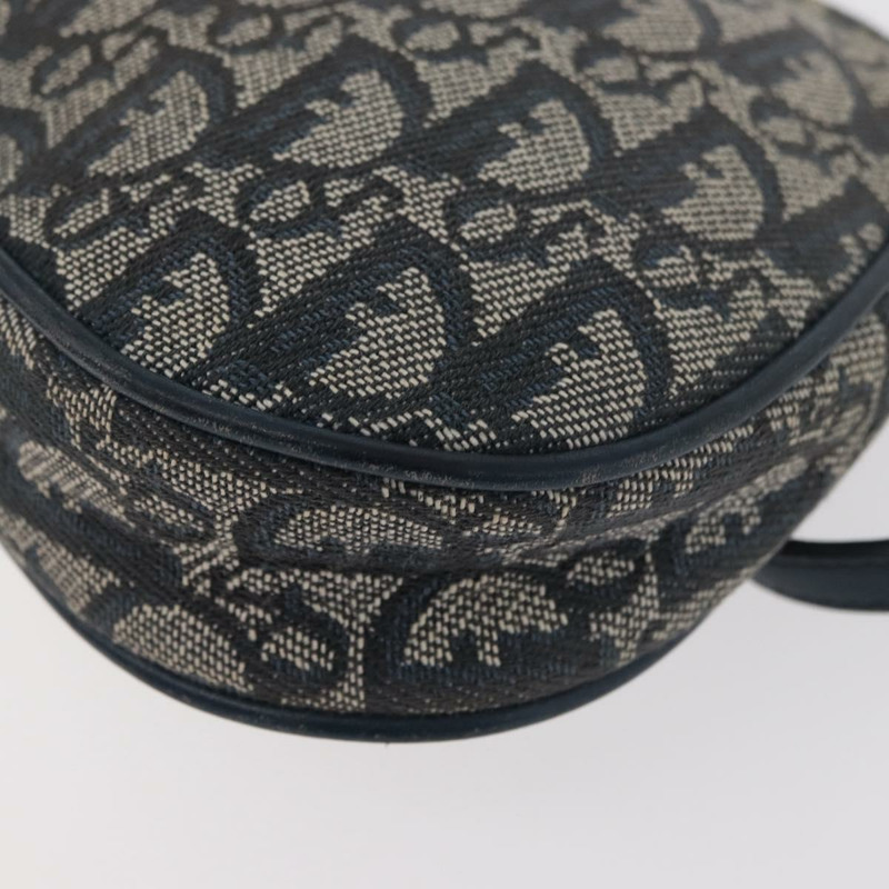 【日本直送】Christian Dior Trotter帆布配件包 海軍藍 銀色 正品 mr2399A-15