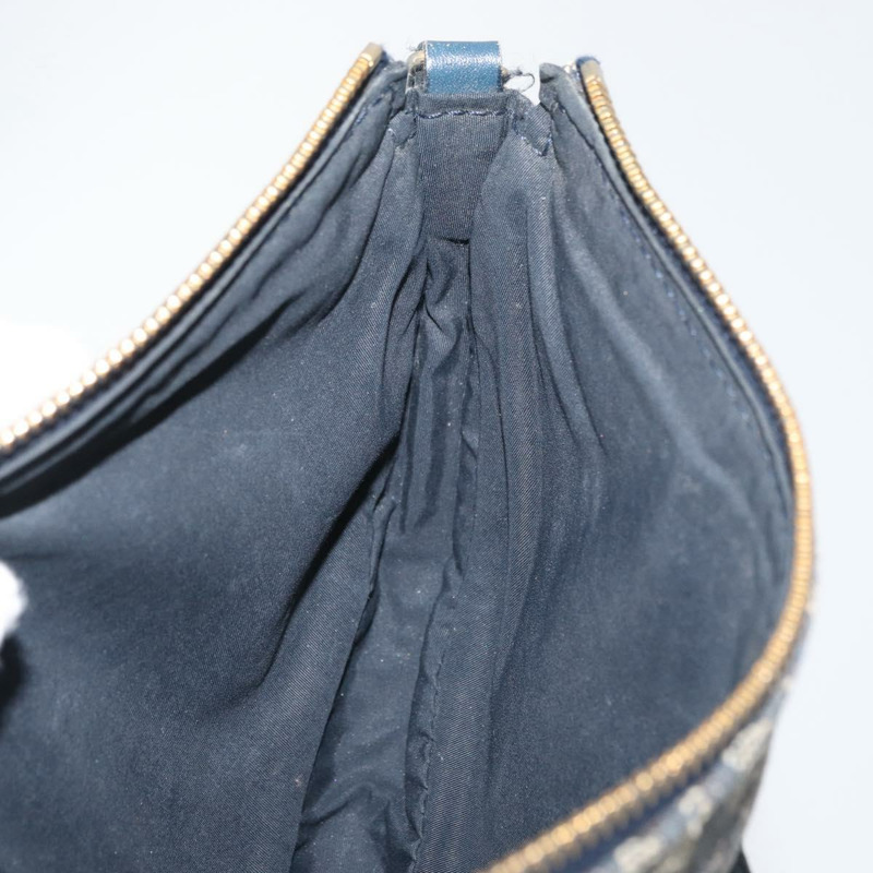【日本直送】Christian Dior Trotter帆布配件包 海軍藍 銀色 正品 mr2399A-17