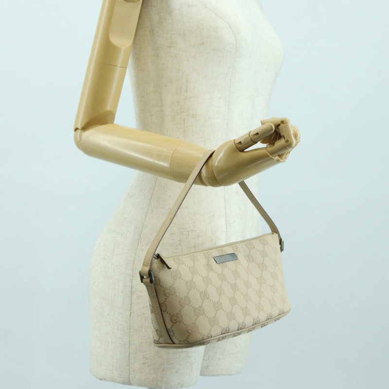 【日本直送】GUCCI GG帆布配件包 米色 07198 正品 am11416V-20