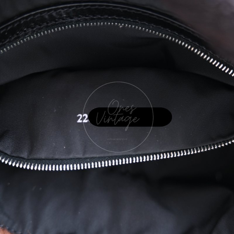 中古 芬迪 Fendi 動物印花 Animal Print 小馬毛 Pony Hair Baguette 法棍包 棕白色手袋-22
