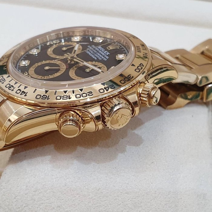 【大眾名錶】ROLEX勞力士 116508 Daytona 18K金 黑面八鑽面盤 2023/04全配 大眾名錶G211-6