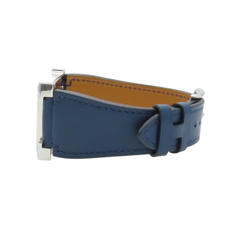 藍色錶盤 皮帶 馬耳他藍 漆面 Heure H腕錶【HERMES 愛馬仕】 HH1.522-6