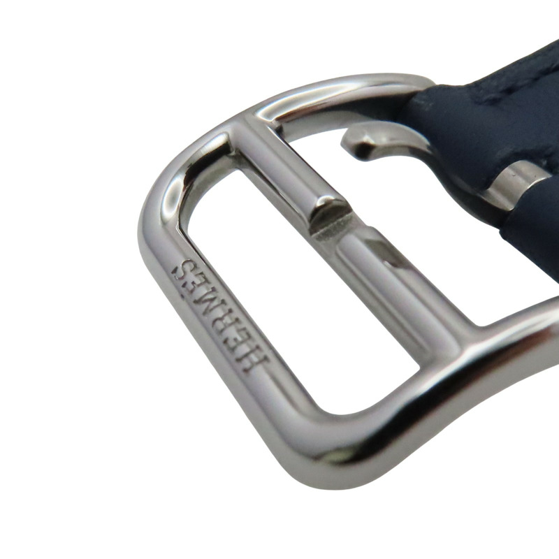 藍色錶盤 皮帶 馬耳他藍 漆面 Heure H腕錶【HERMES 愛馬仕】 HH1.522-13