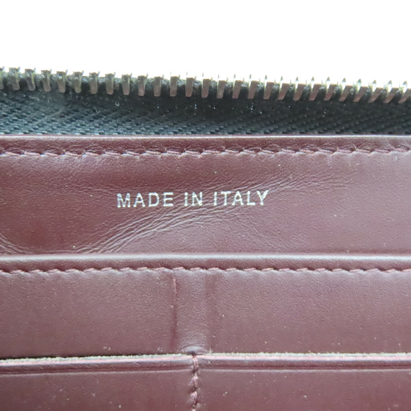 黑色 荔枝紋 牛皮 拉鏈長夾 A50097 (無卡)【CHANEL 香奈兒】 A50097-5