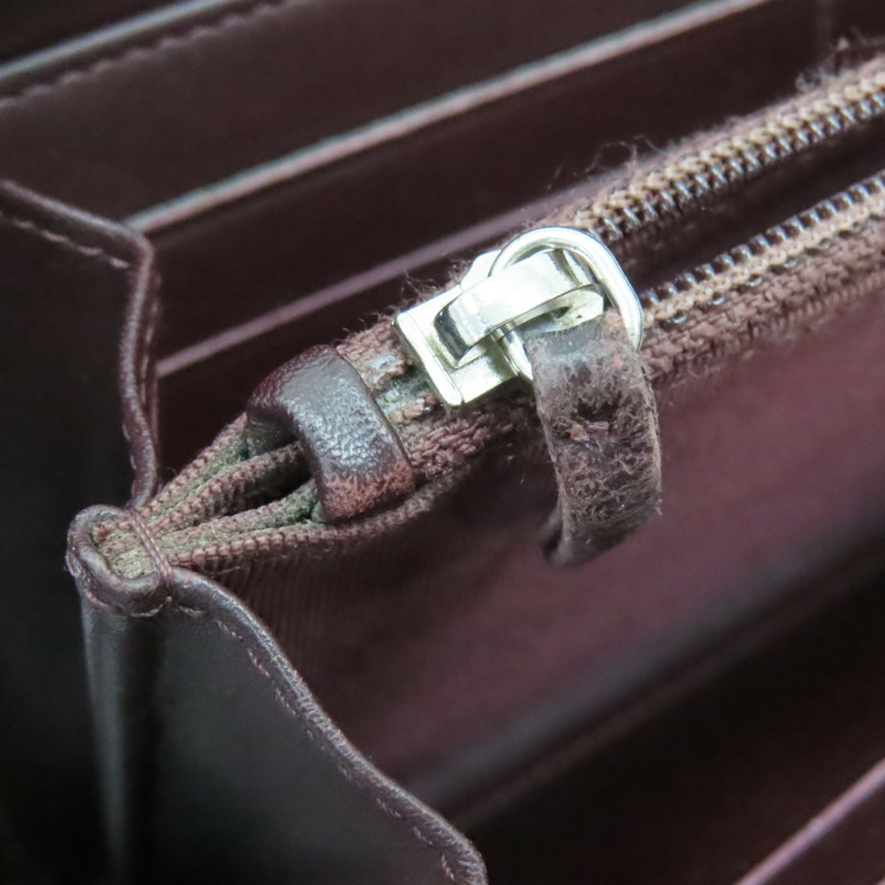 黑色 荔枝紋 牛皮 拉鏈長夾 A50097 (無卡)【CHANEL 香奈兒】 A50097-12