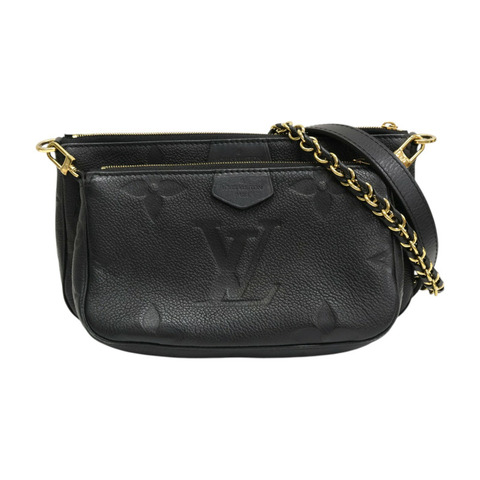 黑色 原花牛皮 Multi Pochette Accessoires 肩背包 M80399【LOUIS VUITTON LV 路易威登】 M80399