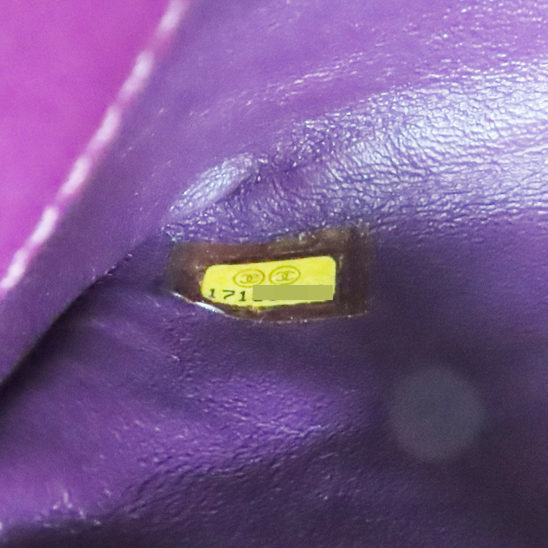 紫色 羊皮 Mineral Nights 銀釦【CHANEL 香奈兒】-6