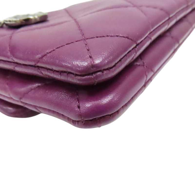 紫色 羊皮 Mineral Nights 銀釦【CHANEL 香奈兒】-7