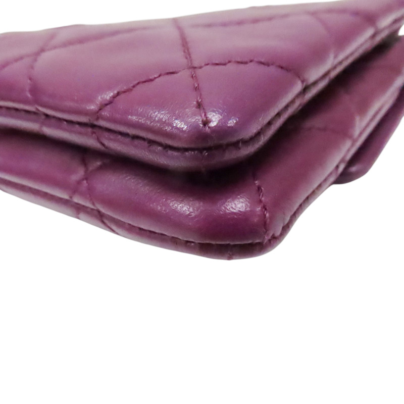 紫色 羊皮 Mineral Nights 銀釦【CHANEL 香奈兒】-8