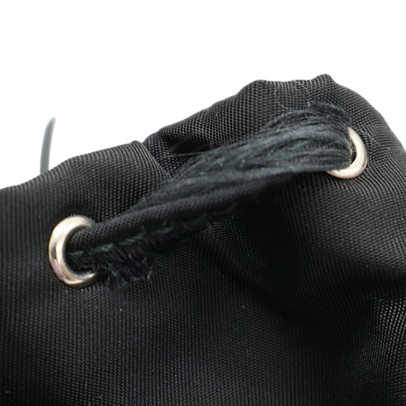 黑色 尼龍 Re-Nylon min 肩背包【PRADA普拉達】 1BH029-9