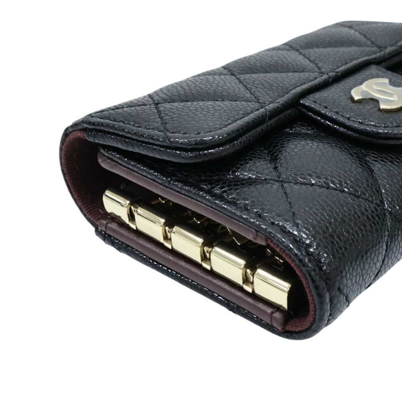 黑色牛皮 鑰匙包 AP0222【CHANEL 香奈兒】 AP0222-10