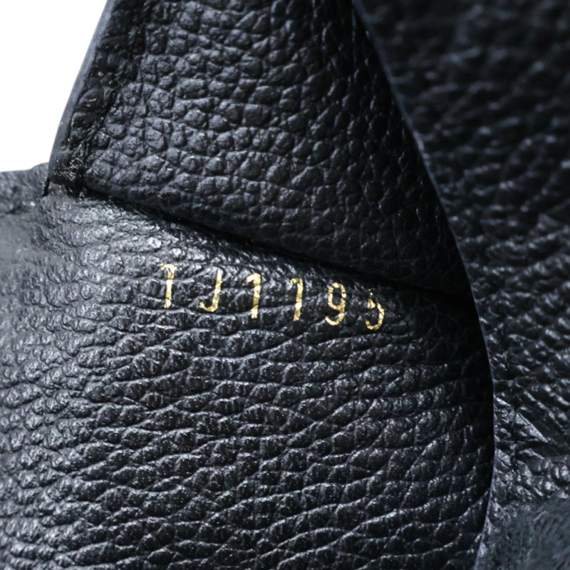 黑色 原花 牛皮壓紋 扣式 短夾【LOUIS VUITTON LV 路易威登】 M60633-5