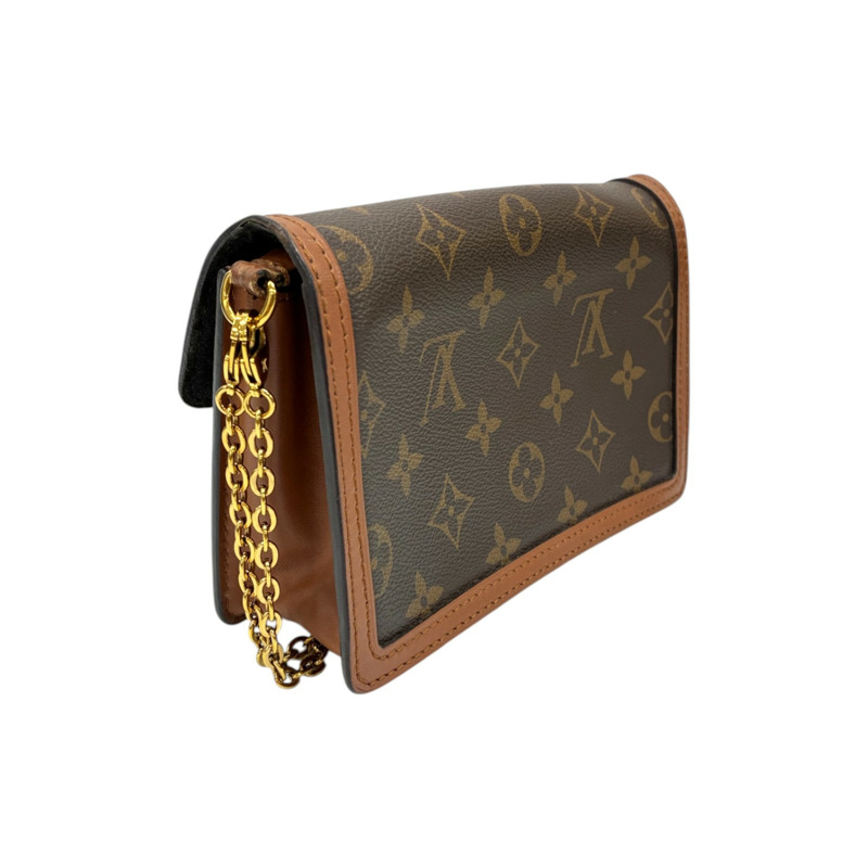 棕色 原花帆布 Dauphine 肩背包 M68746【LOUIS VUITTON LV 路易威登】 M68746-1
