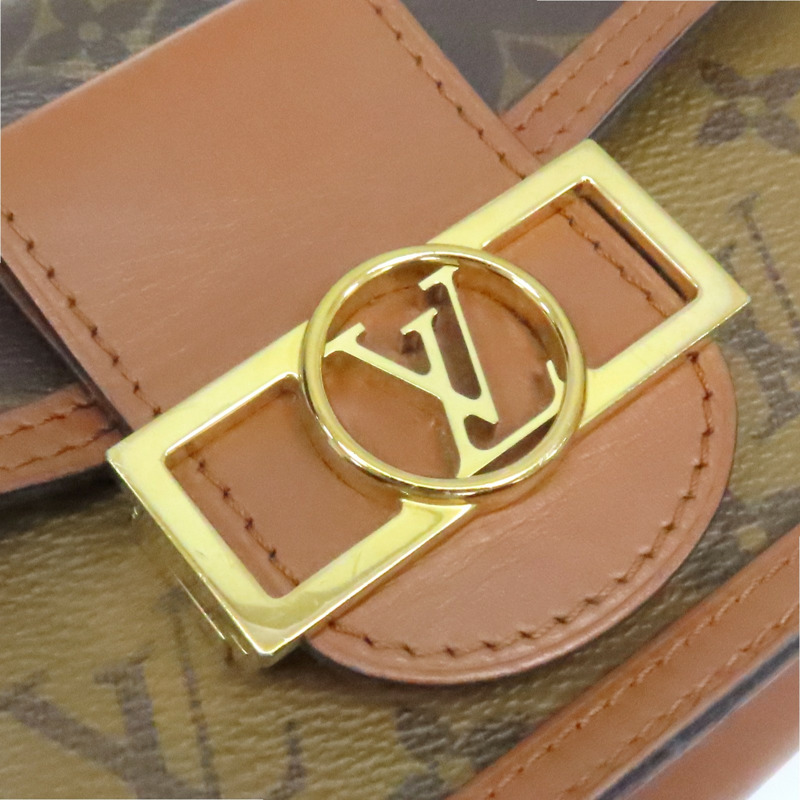 棕色 原花帆布 Dauphine 肩背包 M68746【LOUIS VUITTON LV 路易威登】 M68746-5