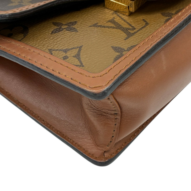 棕色 原花帆布 Dauphine 肩背包 M68746【LOUIS VUITTON LV 路易威登】 M68746-7