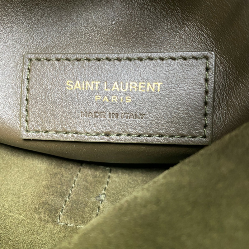 綠色 牛皮 LE 5A7小號 手提包 713938【SAINT LAURENT YSL 聖羅蘭 】 713938-5
