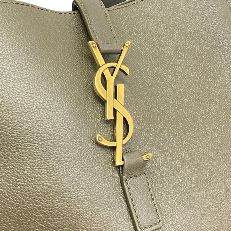 綠色 牛皮 LE 5A7小號 手提包 713938【SAINT LAURENT YSL 聖羅蘭 】 713938-7