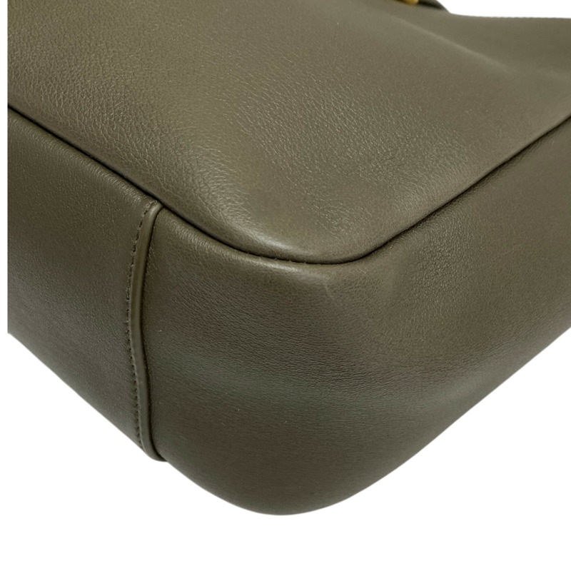 綠色 牛皮 LE 5A7小號 手提包 713938【SAINT LAURENT YSL 聖羅蘭 】 713938-10