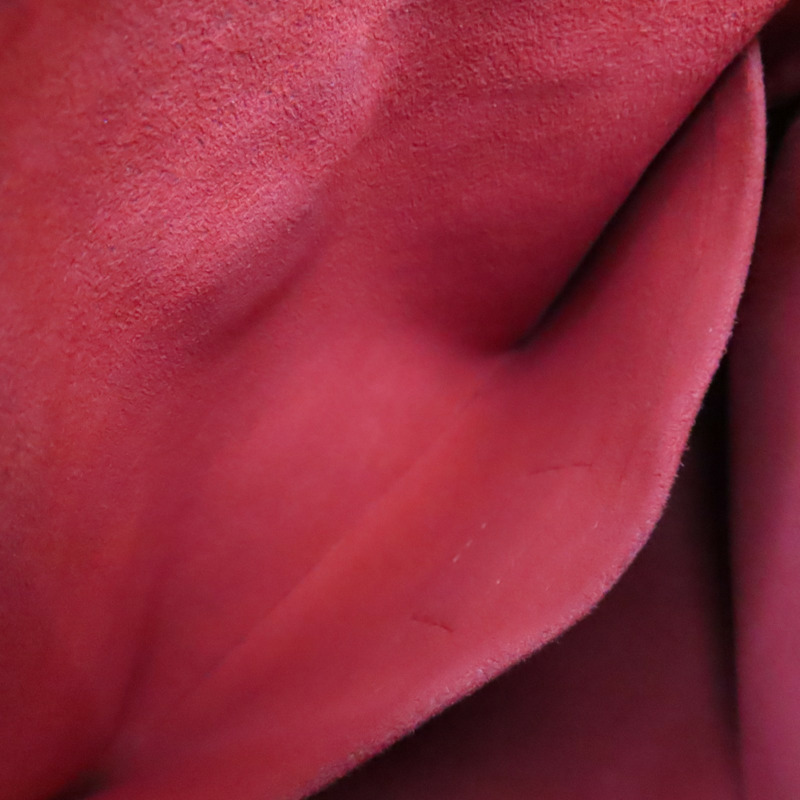 紅/棕色 原花帆布 牛皮 Pallas 肩背包 M41241【LOUIS VUITTON LV 路易威登】 M41241-4