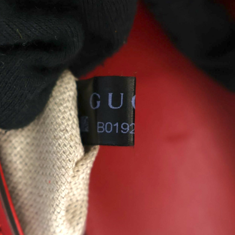 紅色 牛皮 馬銜扣 肩背包 380573【GUCCI 古馳】 380573-5