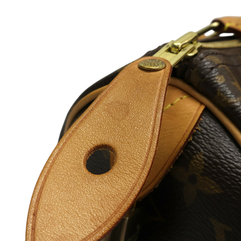 棕色 原花帆布 Speedy 25 手提包【LOUIS VUITTON LV 路易威登】 M41528-10