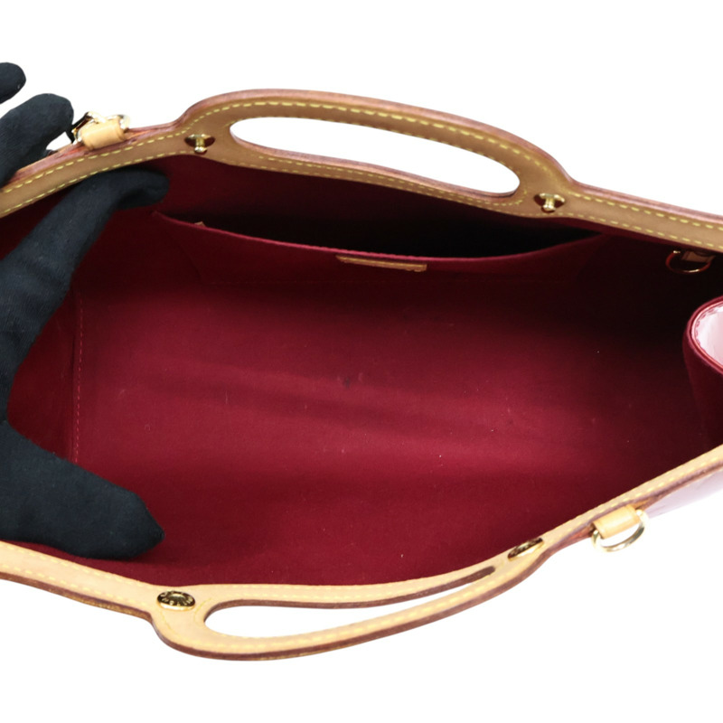 紅色 漆皮 原花 Roxbury Drive 兩用包【LOUIS VUITTON LV 路易威登】 M91987-2