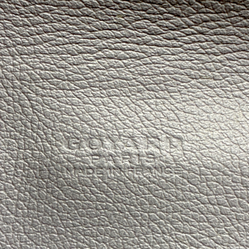 灰色 防水帆布 牛皮 Chypre 信封包 肩背包【GOYARD 高雅德】 CHYPRPPMLTY51CL51P-3