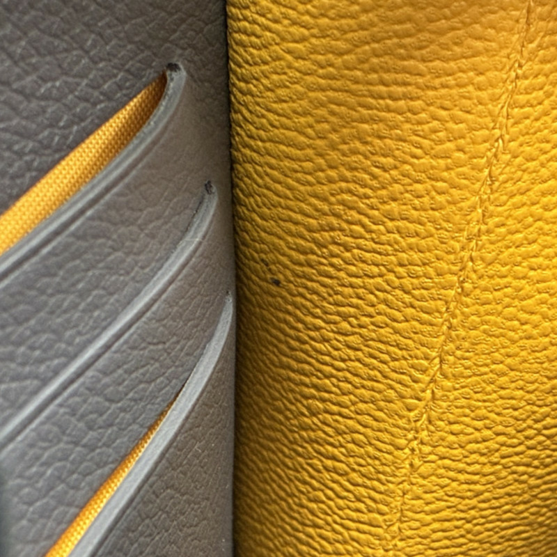 灰色 防水帆布 牛皮 Chypre 信封包 肩背包【GOYARD 高雅德】 CHYPRPPMLTY51CL51P-10