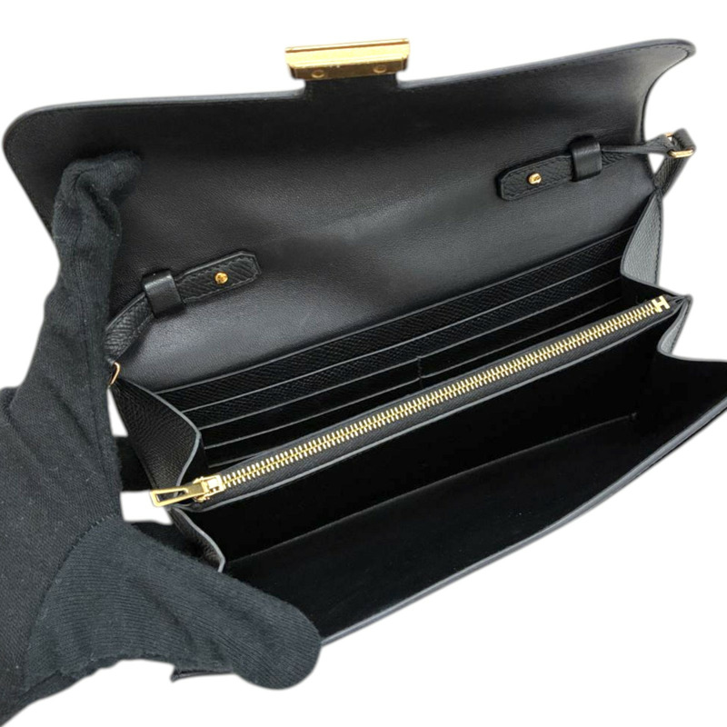 黑色 Epsom牛皮 Constance To Go 肩背包 Z刻 金釦【HERMES 愛馬仕】 H080125CD-2