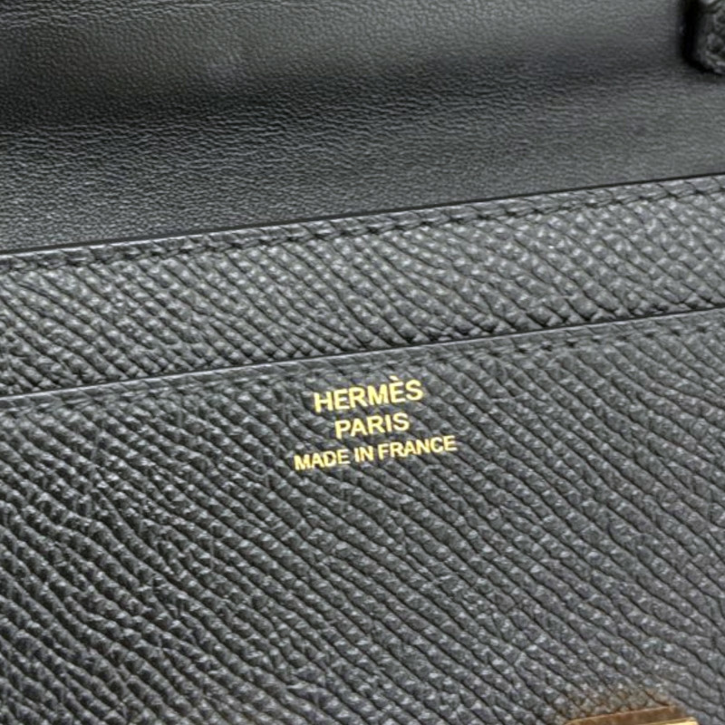 黑色 Epsom牛皮 Constance To Go 肩背包 Z刻 金釦【HERMES 愛馬仕】 H080125CD-3