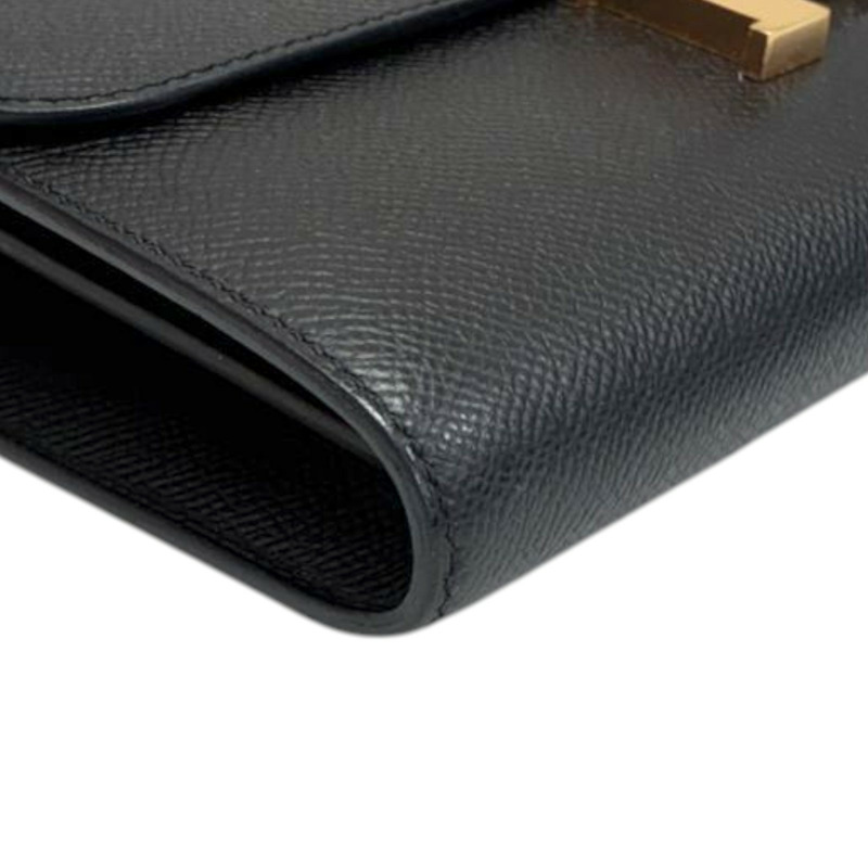 黑色 Epsom牛皮 Constance To Go 肩背包 Z刻 金釦【HERMES 愛馬仕】 H080125CD-8