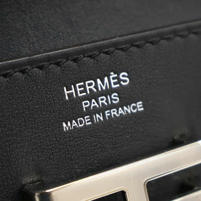 黑色 Swift牛皮 Elan Pocket 24 腰包 B刻【HERMES 愛馬仕】-4