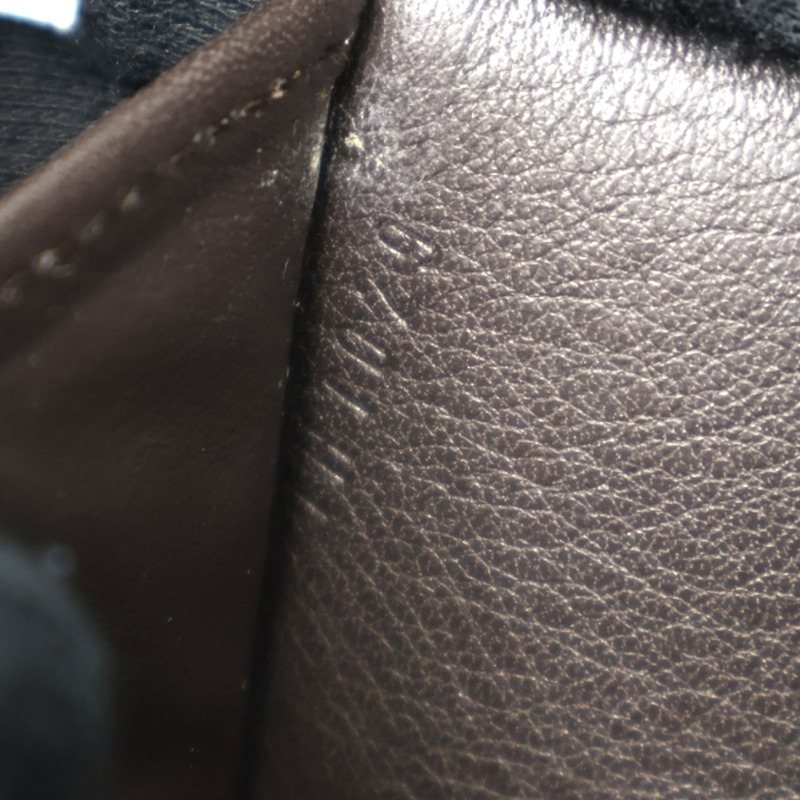 棕色 牛皮壓紋 三折長夾【LOUIS VUITTON LV 路易威登】 M95968-6