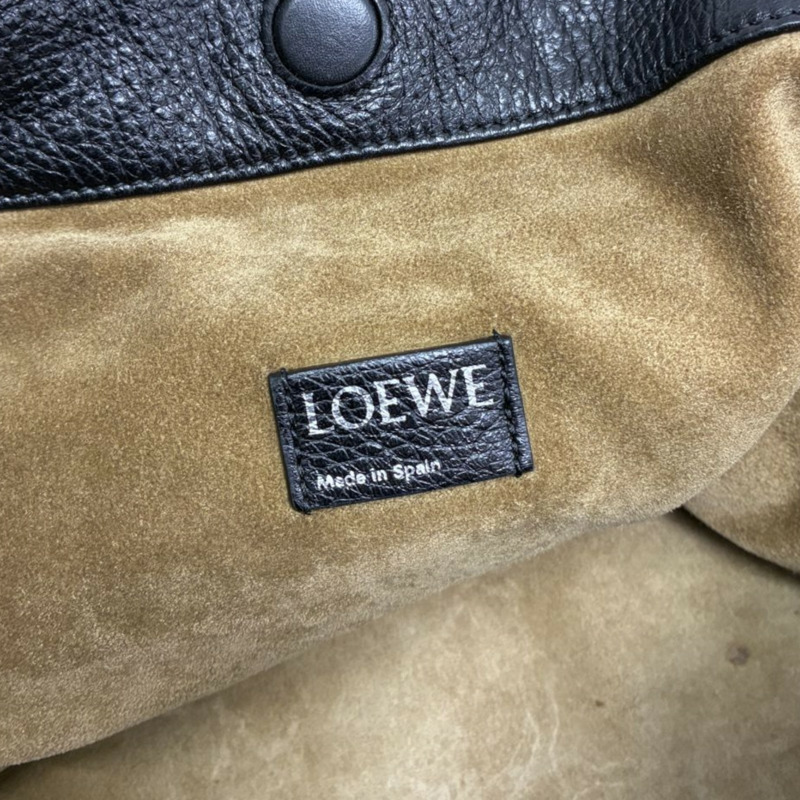 黑色 牛皮 Flamenco Purse 肩背包【LOEWE 羅威】 A411FCRXAP-110-4
