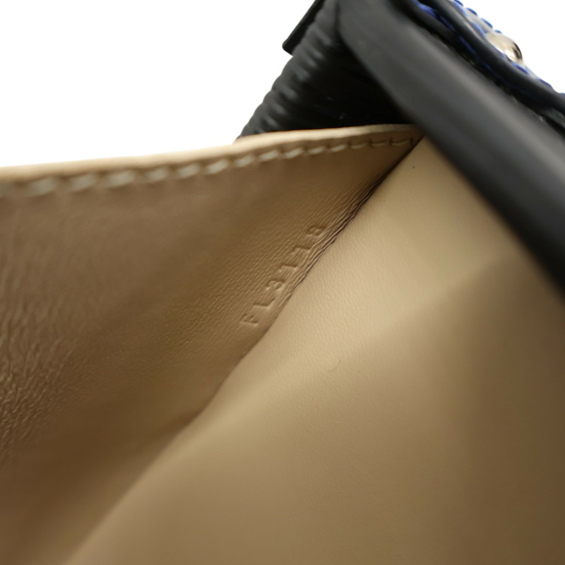 黑/紅/藍色 水波紋牛皮 Petite Malle 肩背包 M52108【LOUIS VUITTON LV 路易威登】 M52108-4