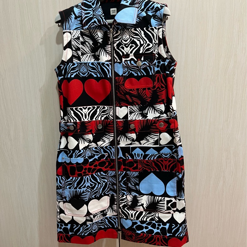 Hermes 愛馬仕愛心圖騰 腰圍可調整洋裝（離櫃閒置品）-0