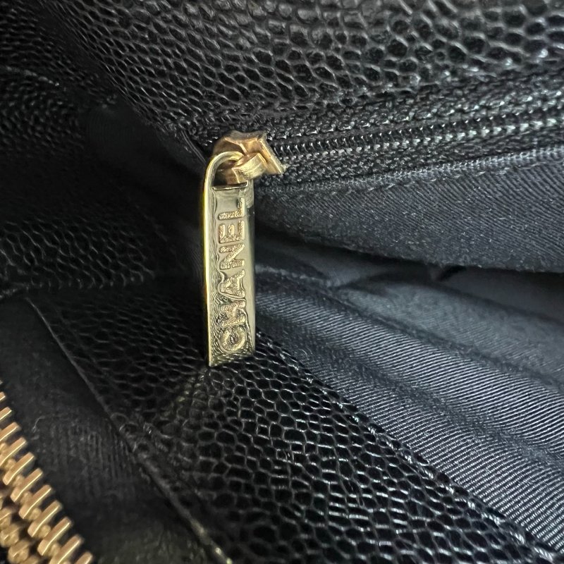 CHANEL GST肩背包荔枝黑 保卡款10開-8