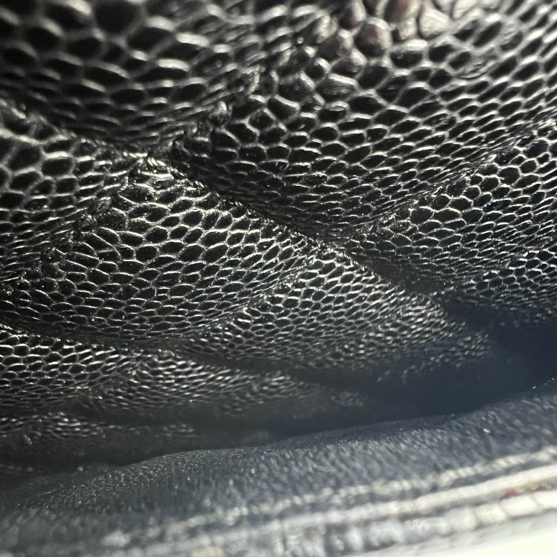 CHANEL GST肩背包荔枝黑 保卡款10開-10