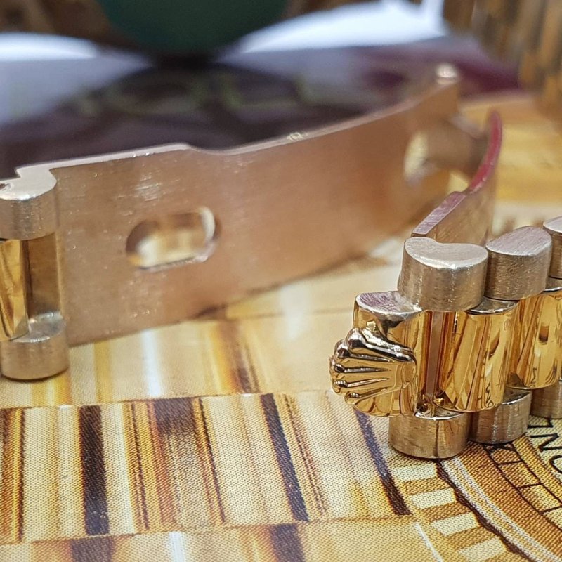 【大眾名錶】ROLEX勞力士 69178 Datejust 蠔式日誌 18K女錶 金色十鑽面盤 底蓋原廠貼紙 錶徑26mm 自動上鍊 大眾名錶B1289-7