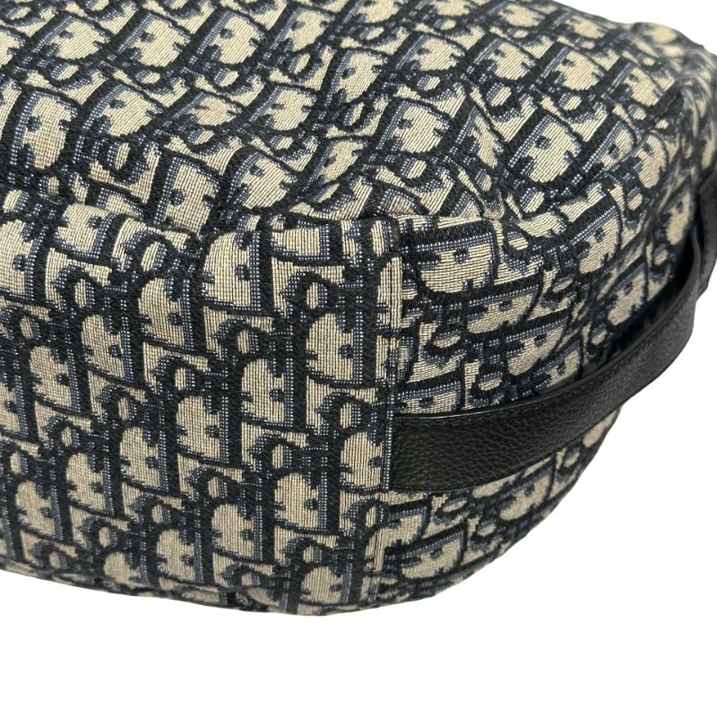 DIOR Canvas Oblique Saddle Messenger Bag GHW-5