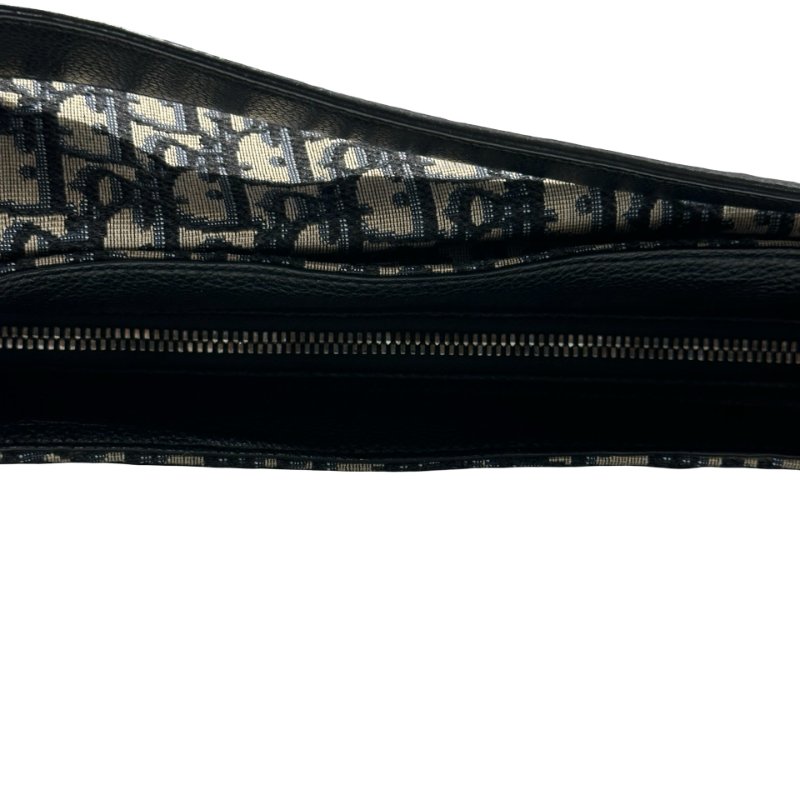 DIOR Canvas Oblique Saddle Messenger Bag GHW-7