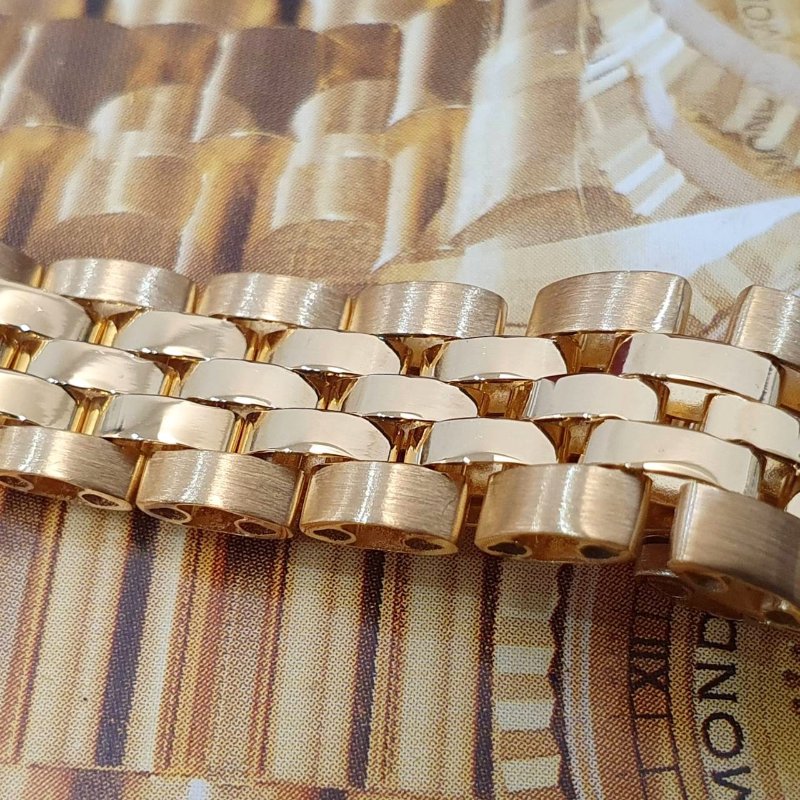 【大眾名錶】ROLEX勞力士 6917 Oyster Perpetual 蠔式 18K女款 原廠虎眼石面盤 原廠K金錶帶 錶徑26mm 自動上鍊 大眾名錶G272-7