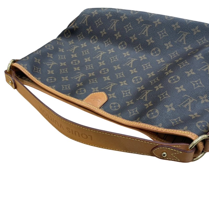 LOUIS VUITTON 路易威登 M40353 DELIGHTFUL MM 單肩包 PVC帆布 老花 棕色 金釦-9