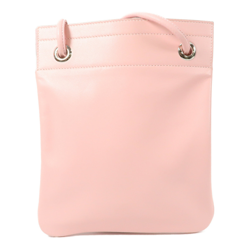 HERMES Swift皮革Aline Mini銀扣肩背袋Rose Sakura-1