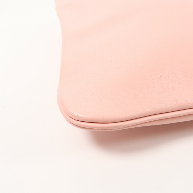 HERMES Swift皮革Aline Mini銀扣肩背袋Rose Sakura-6
