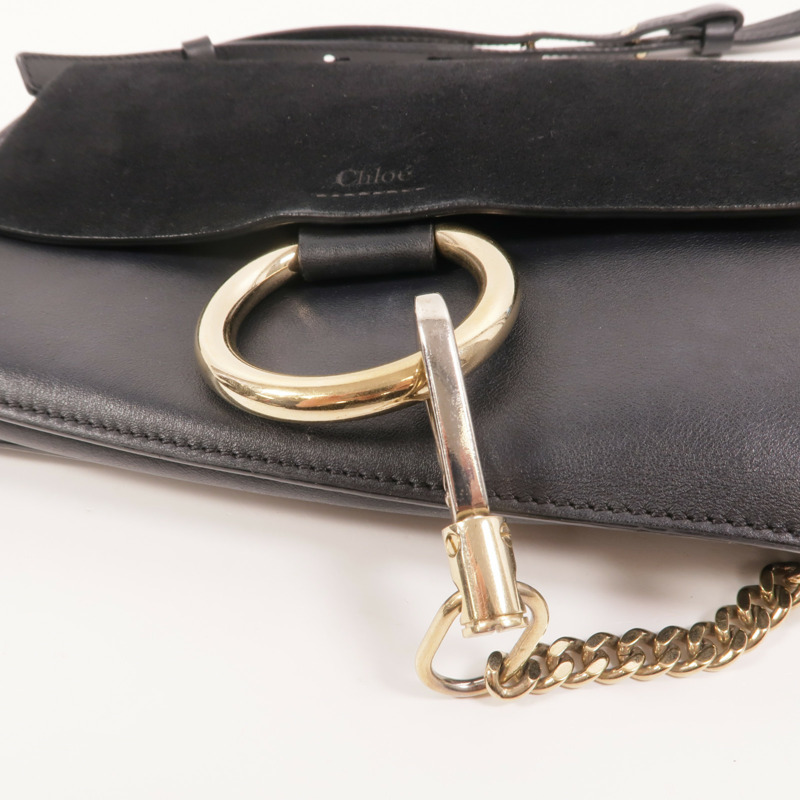 Chloe 牛皮皮革Faye Bag肩背袋-13